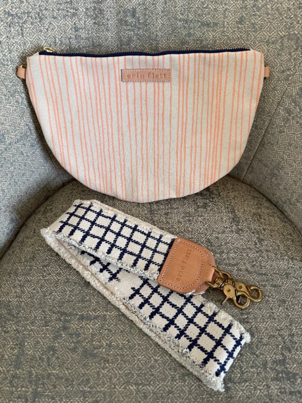 Erin Flett Half Moon Bag and Strap